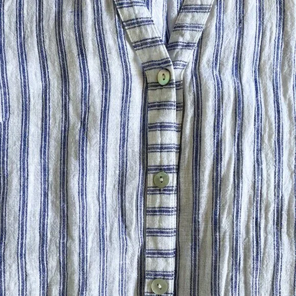 Striped Beach Cover Up with Bell Sleeves – Small/Medium - Picture 3 of 4